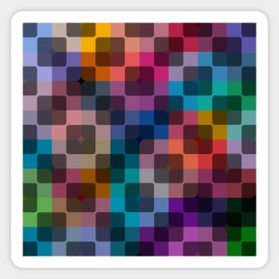 Colorful squares Sticker